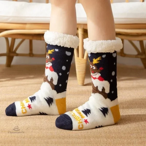 Chausson Chaussette de Noël Femme - vue 24