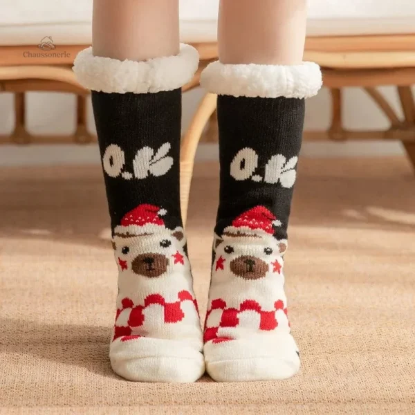 Chausson Chaussette de Noël Femme - vue 27