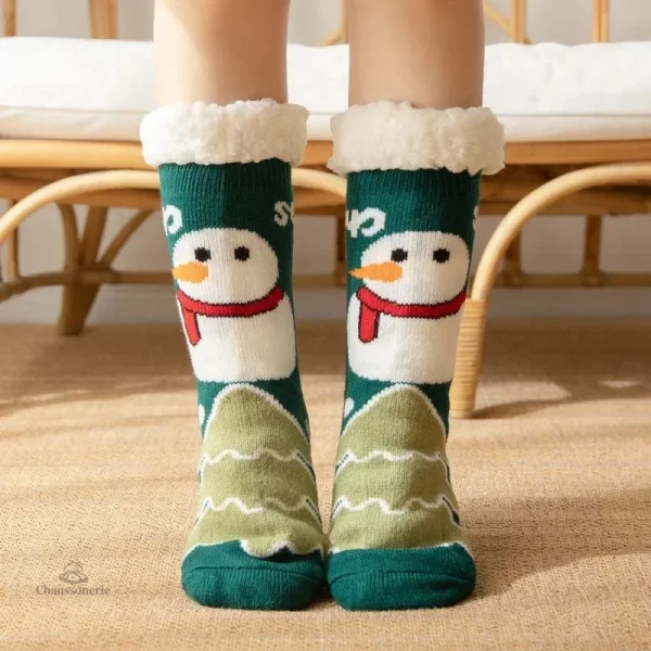 Chausson Chaussette de Noël Femme - vue 30