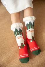 Chaussettes chaussons enfants pour Noël