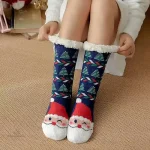 Chausson enfant motif joyeux Noël