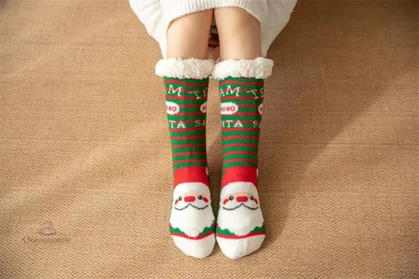 Chaussettes en style Noël pour