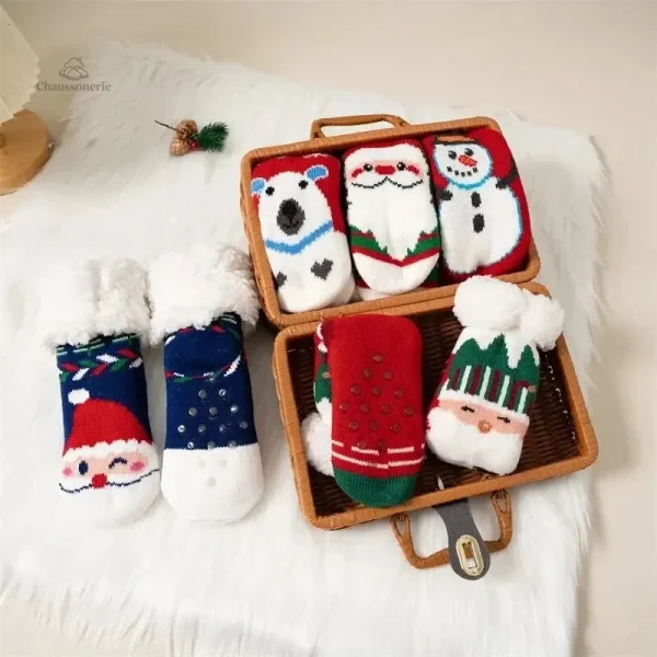 Chaussons confortables pour enfants en hiver