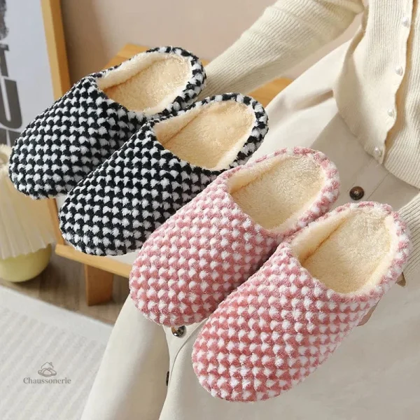 Chausson élégant pour femme - hiver cosy