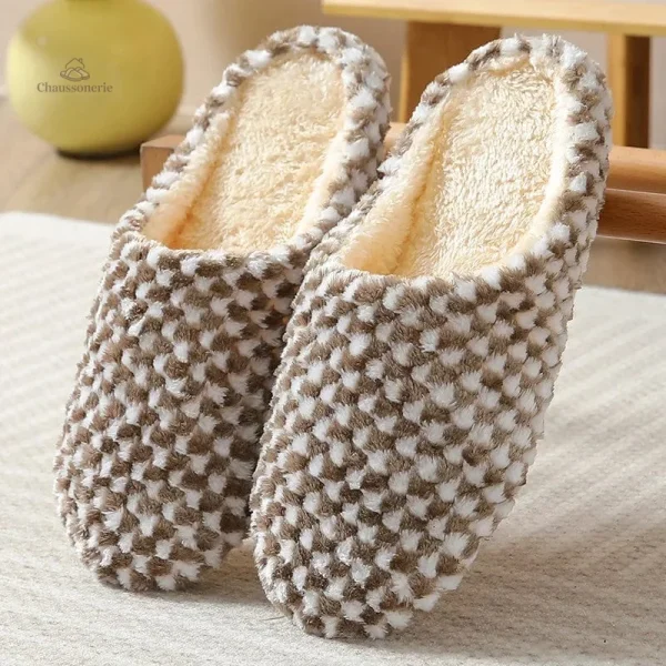 Chausson chic femme - chaleur et douceur