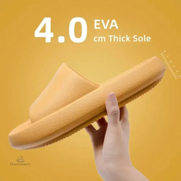 Claquettes unisexes avec un design simple