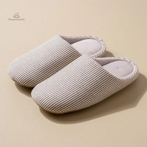 Chausson femme avec intérieur en peluche