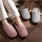 Chausson femme en matière confortable