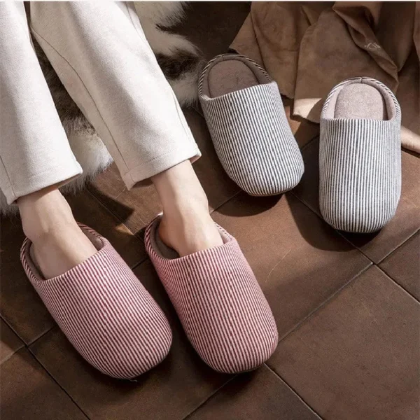 Chausson femme en matière confortable