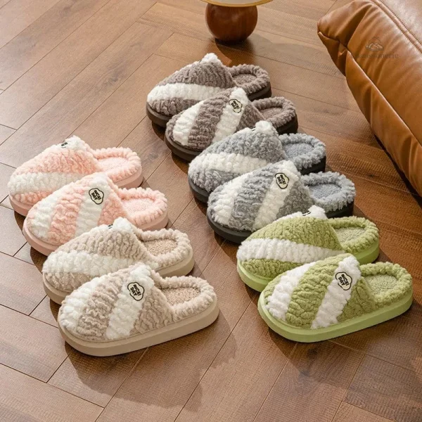 Chausson hiver femme moelleux
