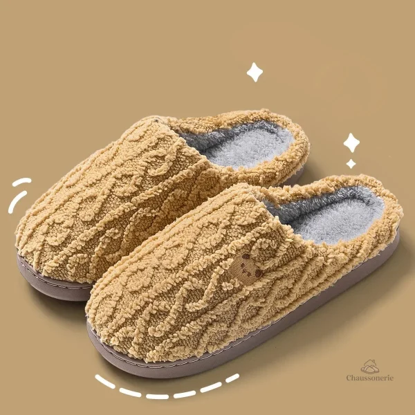 Chaussons confort femme, style et praticité en hiver