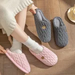 Chausson hiver femme avec intérieur moelleux