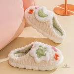 Chausson Fluffy pour Femme, parfait pour les soirées d'hiver
