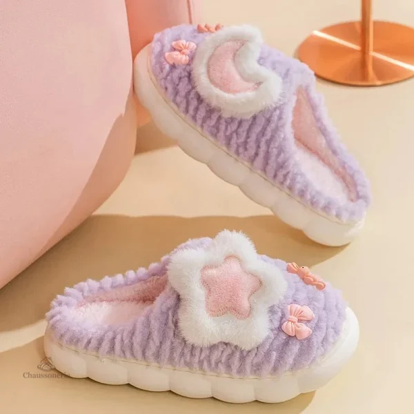 Chausson Fluffy, l'indispensable pour l'hiver féminin