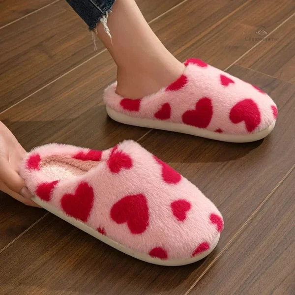 Chausson Confort Femme - Petits Coeurs - vue 5