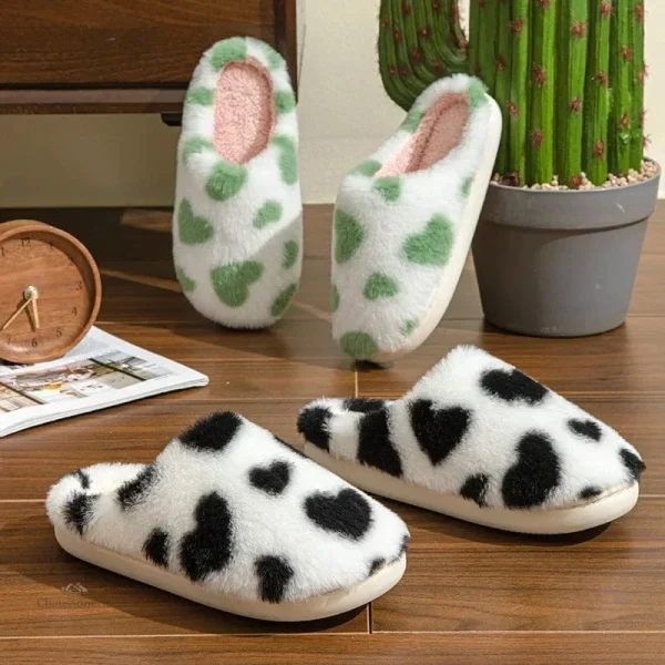 Chausson Confort Femme - Petits Coeurs - vue 9