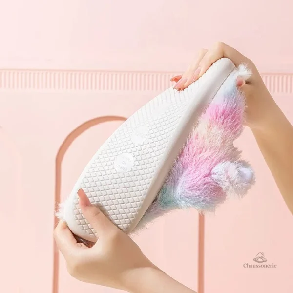 Chausson adorable pour femme, idéal pour l'hiver