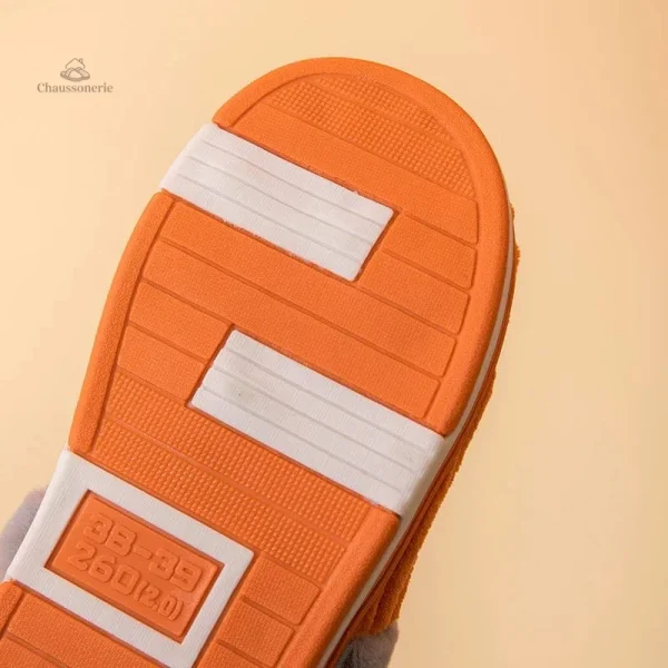 Chausson femme style cocooning