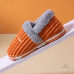Chausson femme en peluche