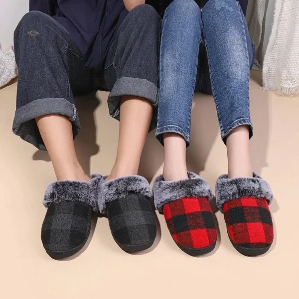 Chausson femme avec intérieur douillet