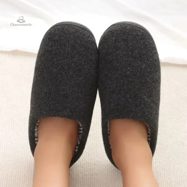 Chausson en textile doux femme