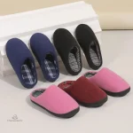 Chausson femme avec semelle souple