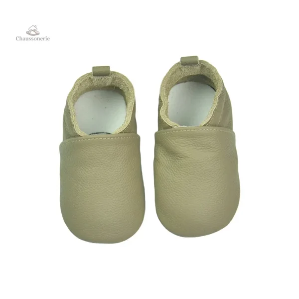 Chaussons Cuir Bébé Doux