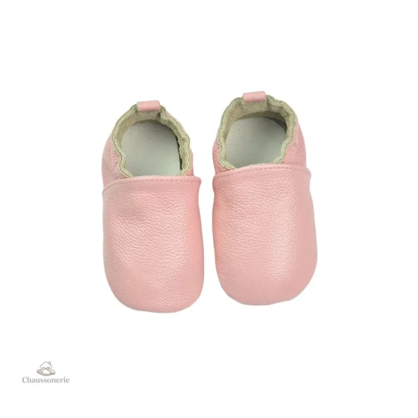 Chaussons Bébé en Cuir de Qualité