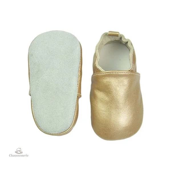 Chausson Cuir Souple pour Enfants