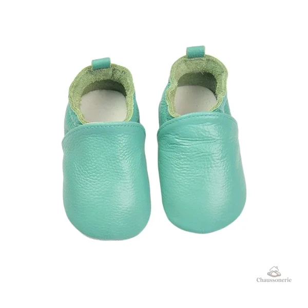 Chaussons Bébé Cuir