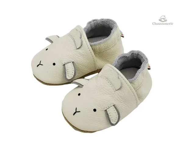 Chausson en cuir pour bébé créatif