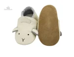 Chausson bébé en cuir, style animal