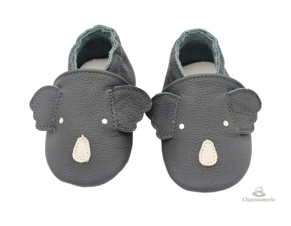 Chausson cuir pour bébé tendance