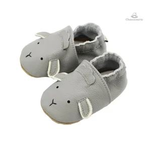 Chausson en cuir doux pour bébé
