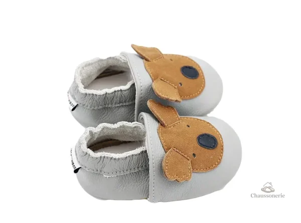 Chausson cuir bébé animaux - vue 19