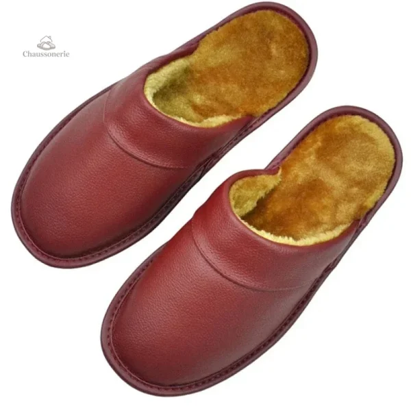 Chausson homme en cuir, choix de qualité et durabilité