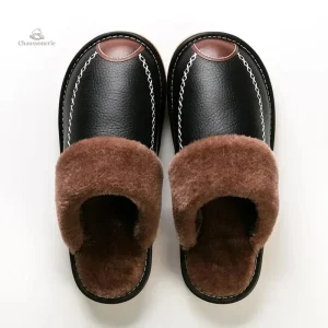 Chausson Cuir Synthétique Homme