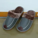 Chausson cuir synthétique pour un style décontracté