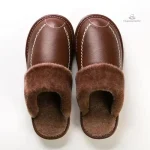 Chausson homme cuir, design moderne