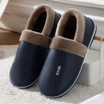 Chausson Imperméable en Cuir Synthétique pour Homme