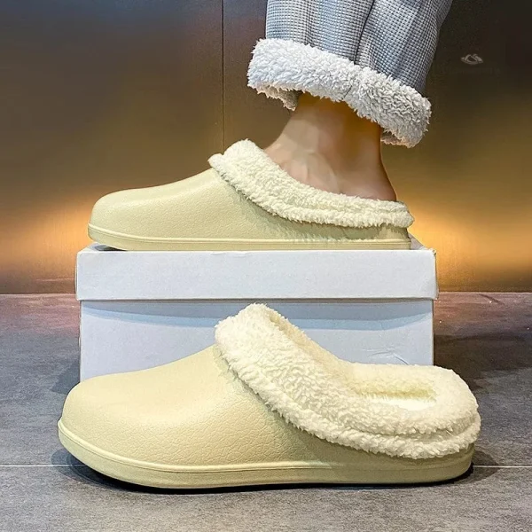 Chausson en cuir synthétique pour un quotidien décontracté