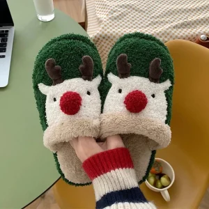 Chaussons de Noël Femme originaux et confortables