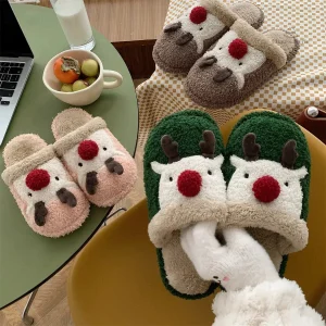 Chaussons originaux Femme pour les fêtes de fin d'année