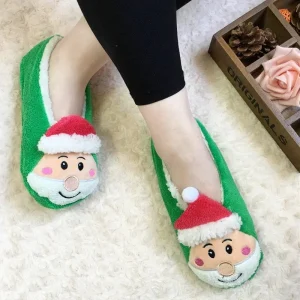 Chaussons originaux pour femme à motif festif