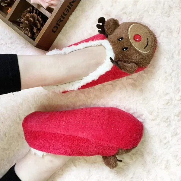 Chaussons douillets pour les fêtes de fin d'année