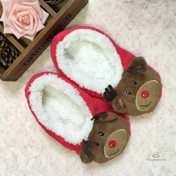 Chaussons fourrés pour un hiver chaleureux