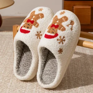 Chaussons originaux femme style pain d'épice