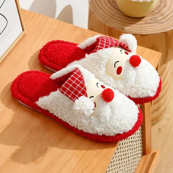 Chausson femme Père Noël - Idéal pour les fêtes