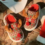Rencontre du confort et de l'esprit de Noël en chaussons