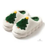 Chaussons festifs femme pour Noël